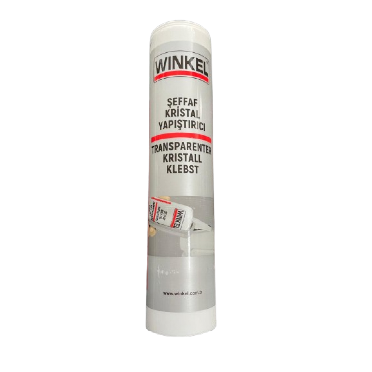 Winkel Şeffaf Kristal Yapıştırıcı Silikon 310ml