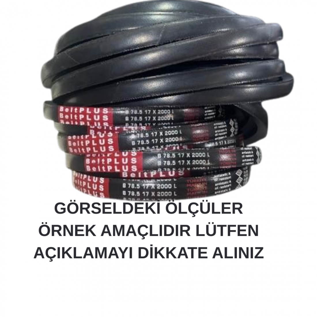 V-17x925 Li BELTPLUS KAYIŞ (DÜZ) (TÜRK MALI)